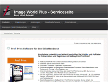 Tablet Screenshot of imageworldplus.de